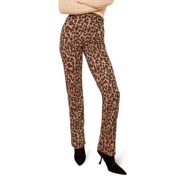 Reformation Sera Pant in Leopard - Picture 2 of 8